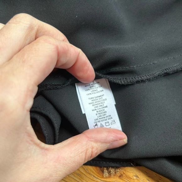 1. State Women's Size‎ XS Black Pink V-Neck Sheer Long Sleeve Dress V-Neck - Picture 10 of 11